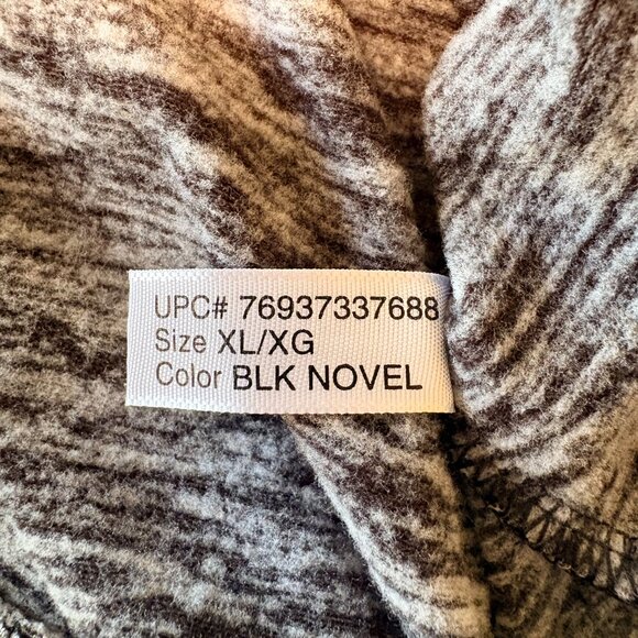 Climate Right By Cuddl Duds Black Heather Long Sleeve Base Layer Size XL - Picture 4 of 4